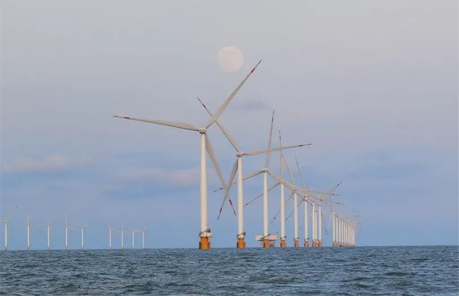 這個海上風電場4年發電近20億度！