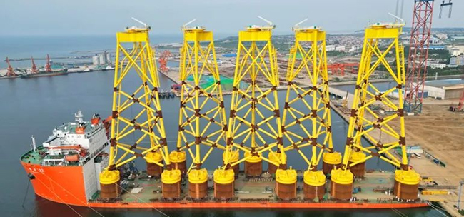 海洋（yáng）工程中，導管架的數字孿生實施方案