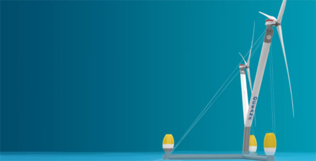 全球單機容量最大漂浮式風電平台吊裝塔筒 全球單機容量最大漂浮式風電平台吊裝塔筒