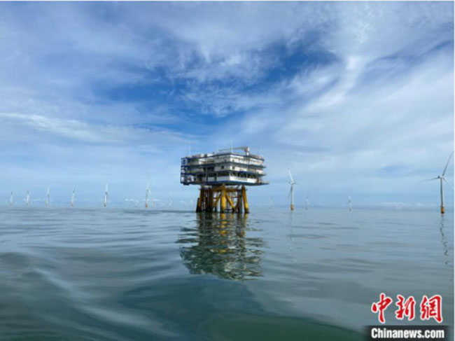 江蘇（sū）利用海（hǎi）上風電平（píng）台建成（chéng）海洋地震監測網