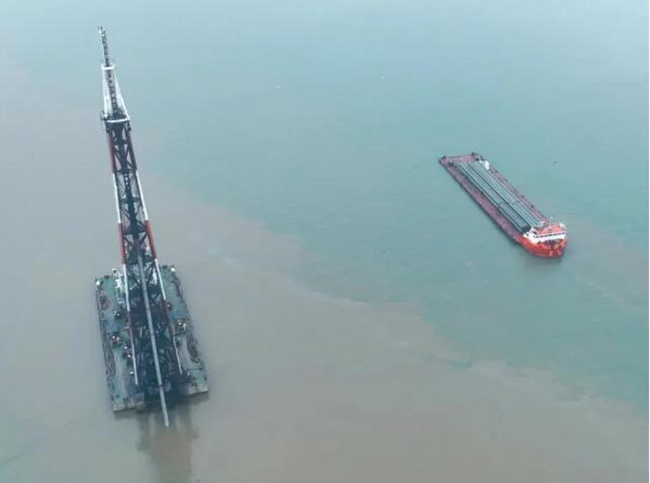 中船科技象山大型海上風(fēng)電裝備產(chǎn)業園配(pèi)套碼頭建成 中船(chuán)科技象山大型海上風電裝備產業園(yuán)配套碼(mǎ)頭建成