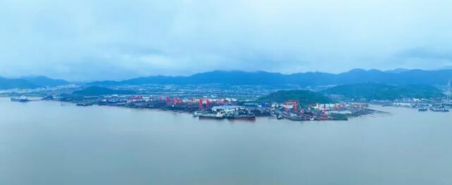 中船科技象山大型海上風(fēng)電裝備(bèi)產業園配套碼頭建(jiàn)成 中船科技象山大型海上風電裝備產(chǎn)業園配套碼頭建成