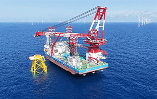 雙“艦”合璧！港航局實現海（hǎi）上風電全流（liú）程自主化施工