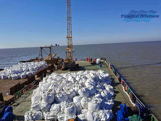 月東油田海底管道裸露、懸空治理項目（2021年--天時集（jí）團）