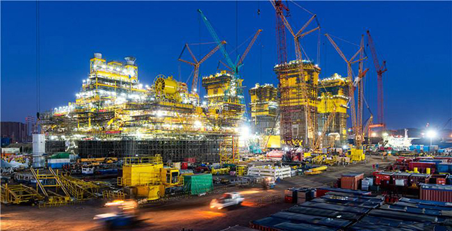 全球首個!海油(yóu)工程(chéng)完成萬噸級半潛式儲油(yóu)平台船體建造 全球首(shǒu)個!海油工程完成萬噸級半潛式儲油(yóu)平台船體(tǐ)建造