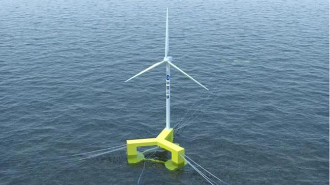 可抗17級台風!全球首台抗台風型漂浮式海上(shàng)風電機組下線 可抗17級台(tái)風!全球首台抗台風型漂浮式海上風電機組下線