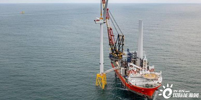 歐洲首台10MW已就位,配全球最大水深導管架! 歐洲首台10MW已就位,配全(quán)球最大水深導管架!