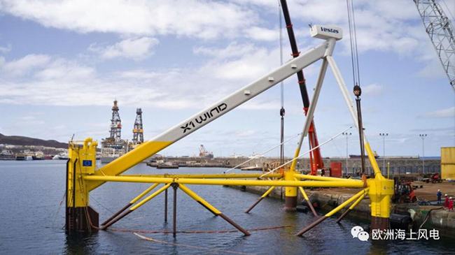 曆時4年,全球首款無塔筒浮式風機終於出海! 曆(lì)時4年,全球首款無塔筒(tǒng)浮式風機終於出海!