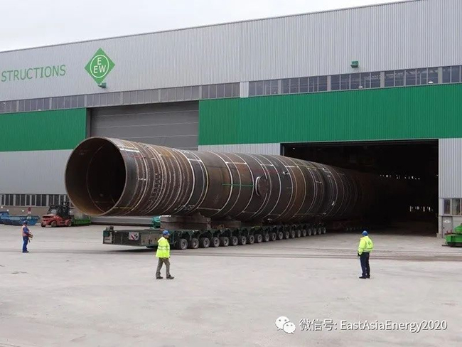 單根1895噸！德國EEW完成（chéng）建造用於（yú）美國首個商業化海上風（fēng）電項目單樁基礎