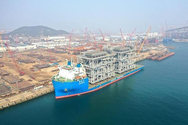 全球首例（lì）一體化建造LNG模塊化工廠全部完工交（jiāo）付