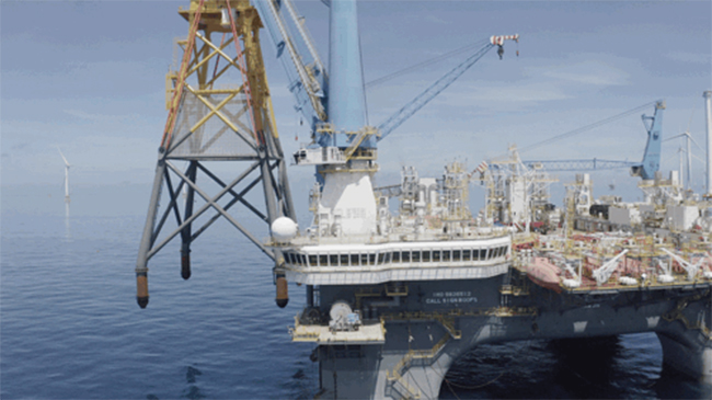 全球首台（tái）“導管架風機 網箱（xiāng）”風漁（yú）融合一體化裝備順利完成海（hǎi）上安裝