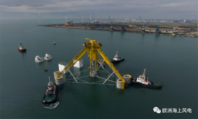 全球首台張力腿浮式風機安裝完成！