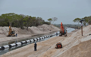 海底（dǐ）管線是如何鋪設的（de）