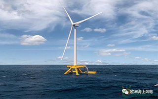 超簡潔設計，浮式風電+波浪（làng）能！