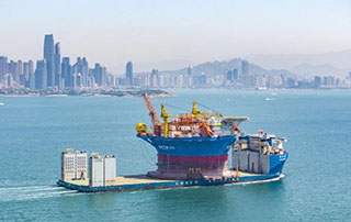 亞洲首艘圓筒型“海上油氣加工廠”-“海葵一（yī）號”完（wán）成海上（shàng）安裝