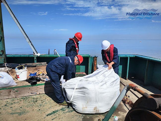 月東油（yóu）田2024年海管懸空治理施工項目完工